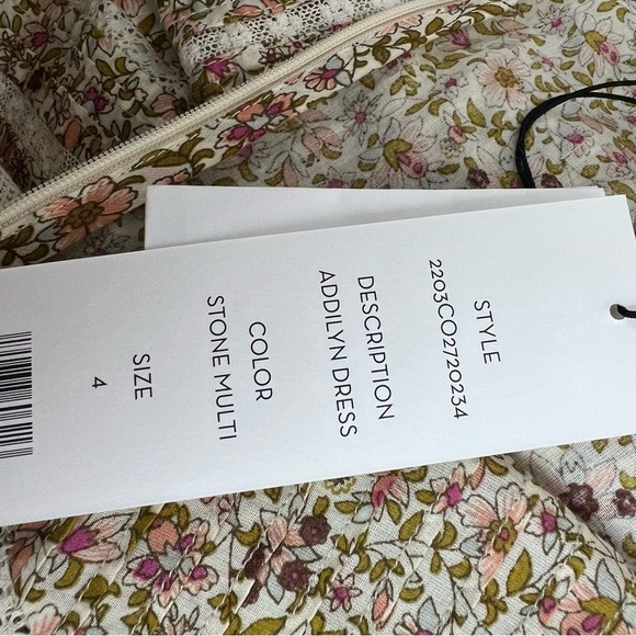 NWT Veronica Beard Addilyn Floral Long Sleeve Dress Size 4 - Picture 12 of 13